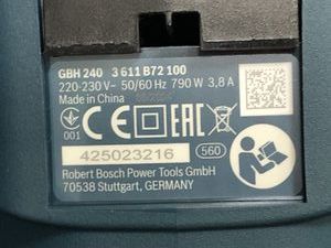 01-200771214: Bosch gbh 240