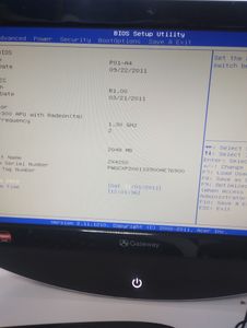 Б/в Комп'ютер-моноблок Gateway zx4250 20"/ amd e300 1,3ghz/ ram2048mb/ hdd500gb/ dvdrw 26-859-04942