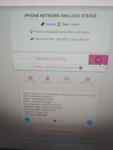 Б/в Мобільний телефон Apple iphone 11 128gb 01-200820253