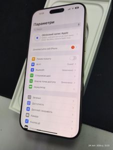Б/у Мобільний телефон Apple iphone 16 pro max 1tb 01-200884341