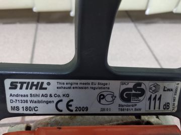 Б/в Пила ланцюгова Stihl ms 180 c-be 01-200884207
