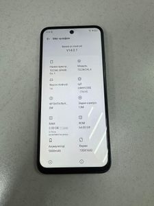 Б/в Мобільний телефон Tecno spark go 1 kl4 3/64gb 01-200893871