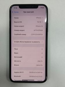 Б/в Мобільний телефон Apple iphone xs 256gb 01-200907448