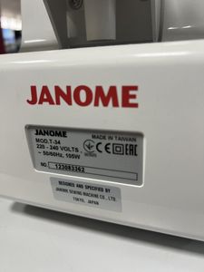 Б/в Швейна машина Janome t-34 01-200912806