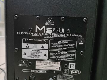 Б/в Акустика Behringer ms40 01-200918877
