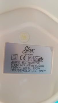Б/в Соковитискач Star Electronics item no. nt-9814/5202 01-200920323