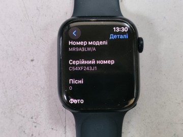 Б/в Смарт-годинник Apple watch series 9 gps 45mm aluminum case 01-200924528