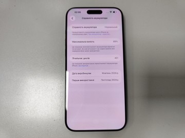 Б/в Мобільний телефон Apple iphone 16 pro max 256gb 01-200923483