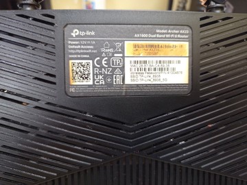 Б/в Бездротовий маршрутизатор Tp-Link archer ax23 wifi6 / ax1800 / 1 гбіт/с 01-200972408