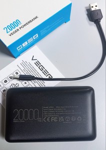 Б/в Зовнішній акумулятор Veger v2053 20000 22.5w black 18-000096083