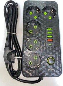 Б/в Мережевий фільтр Power Socket eu-2505u 01-201031862