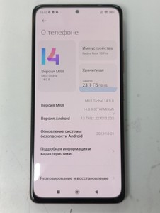 Б/в Мобільний телефон Xiaomi redmi note 10 pro 6/128gb 01-201077654