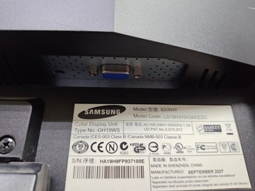 Б/у Монитор Samsung 920nw 01-201078734