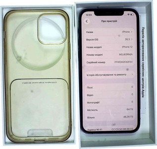 Б/у Мобільний телефон Apple iphone 12 64gb 01-201047773