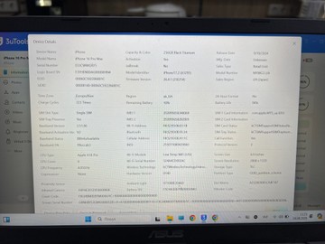 Б/в Мобільний телефон Apple iphone 16 pro max 256gb 01-200996051