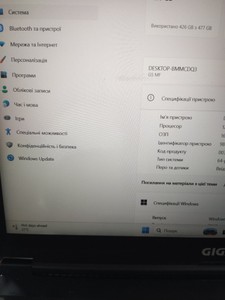 Б/в Ноутбук Gigabyte 15/core i5-12500h ddr5/16gb ddr5/hdd *відсутній/ssd 512 gb/geforce rtx4050 6gb 01-201102683