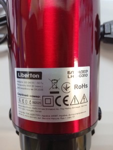 Б/в Блендер Liberton lhb-0310 01-201128954
