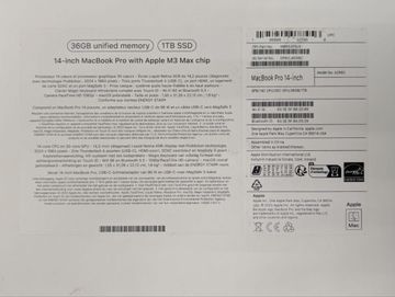 01-200612713: Apple macbook pro 14" late 2023