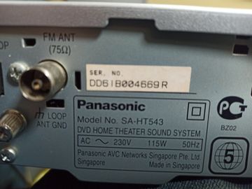 Б/в Домашній кінотеатр Panasonic sa-ht543 01-200763104