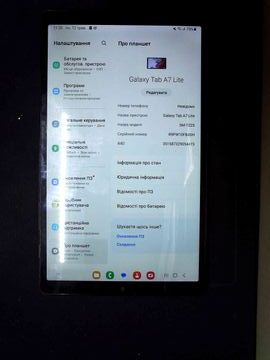 Б/у Планшет Samsung galaxy tab a7 lite lte 3/32gb 01-200815177