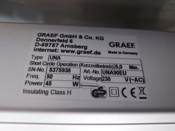 Б/в Скиборізка Graef una 9 01-200821024