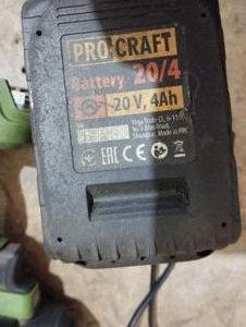 Б/в Гайковерт Procraft pwa36 кейс з 1 акб та зп 01-200866831