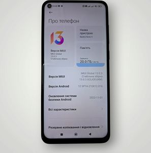 Б/у Мобільний телефон Xiaomi redmi note 9 4/128gb 01-200872334