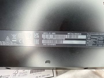 Б/в Ноутбук Acer 15/core i5-13420h ddr5/16gb ddr4/hdd *відсутній/ssd 1000 gb/geforce rtx3050 6gb 01-200833465