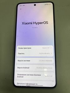 Б/в Мобільний телефон Xiaomi 14t 12/256gb 01-200883891