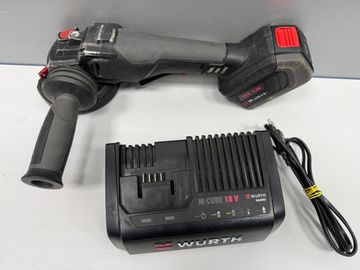 Б/в Кутова шліфмашина Wurth aws 18-125p compact 1акб 4ah зп 01-200882295