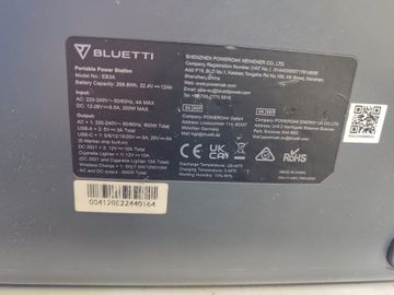 Б/в Зарядна станція Bluetti eb3a 600w 01-200907654