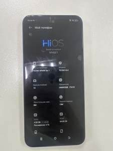 Б/в Мобільний телефон Tecno spark go 1 kl4 4/64gb 01-200930216