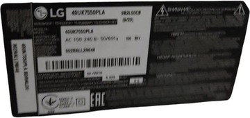 Б/в Телевізор Lg 49uk7550pla 01-200886542