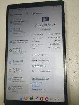 Б/в Планшет Samsung galaxy tab a7 lite 3/32gb 01-200972478