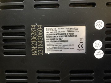 Б/в Фритюрниця Cosori smart dual blaze chef edition 6.4-litre caf-p583s-aeur 01-201001783