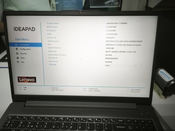 Б/в Ноутбук Lenovo 15/ryzen 5 7520u ddr5/16gb ddr5/hdd *відсутній/ssd 512 gb/*інтегрована 01-201035834
