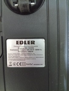 Б/в Пилосос Edler ed-1808rb 01-201054462