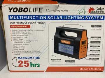 Б/в Ліхтар Yobolife lm-3605 01-201075336
