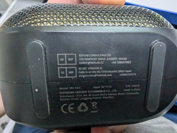 Sounarc portable speaker xr3 mini