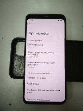 Б/у Мобільний телефон Google pixel 4 xl 6/128gb 01-201086988