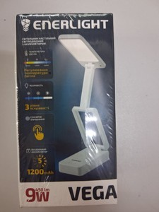 Б/в Лампа настільна Enerlight vega 9w 01-201142842