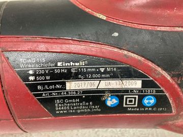 01-200626848: Einhell te-ag 115