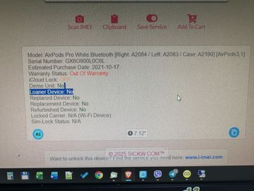 01-200797687: Apple airpods pro