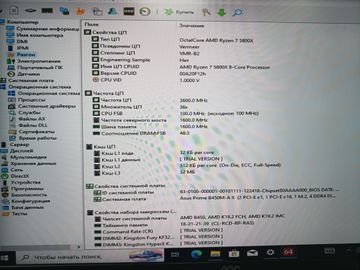 Б/в Системний блок Пк amd ryzen 7 5800x/ram 24 gb/hdd відсутній/ssd 500 gb/nvidia rtx 4060 (geforce) 8gb gddr6 128bit 01-200804062