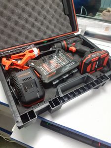 Б/в Набір інструментів Dnipro-M cd-201hbc compact/ dga-201bc ultra 1акб 4ah зп 01-200802409