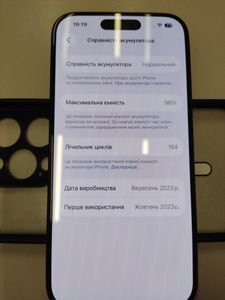 Б/у Мобильний телефон Apple iphone 15 pro 128gb 01-200821453
