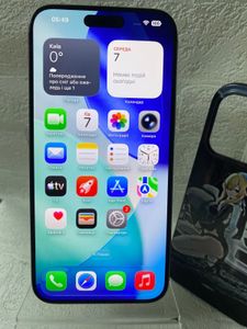 Б/у Мобильный телефон Apple iphone 15 pro max 256gb 01-200836824