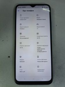 Б/в Мобільний телефон Realme c21y 4/64gb 01-200860400