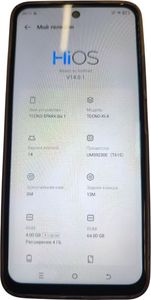 Б/у Мобильный телефон Tecno spark go 1 kl4 4/64gb 01-200860960