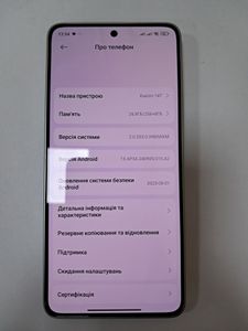 Б/в Мобільний телефон Xiaomi 14t 12/256gb 01-200833843